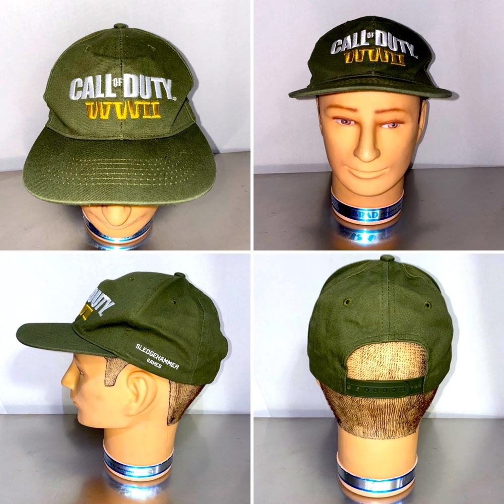 Call Of Duty WWII (WW2) Cap Sledgehammer Games Snapback Hat Gaming Promo
